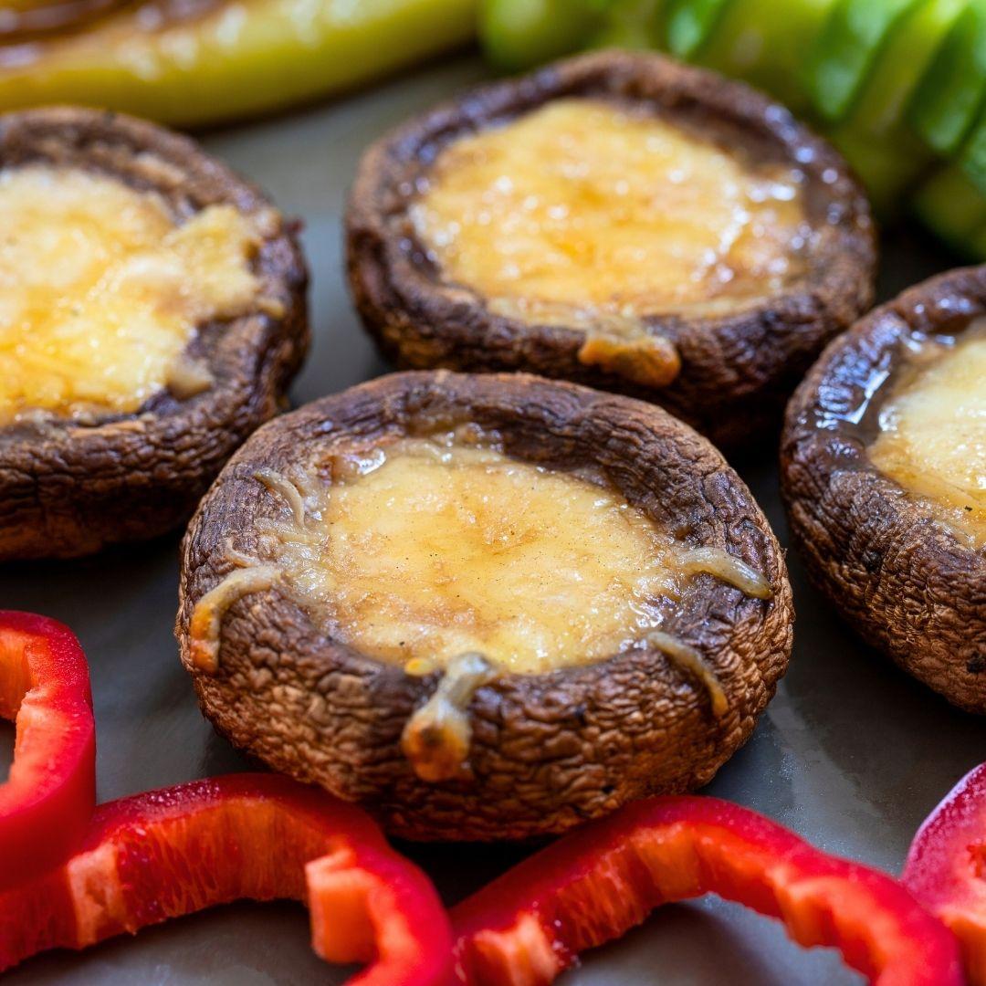 Kaşarlı Mantar / Baked Mushroom with Cheese